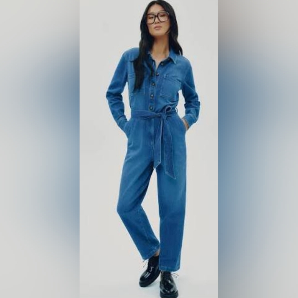 NWT Reitmans Blue Denim Jumpsuit